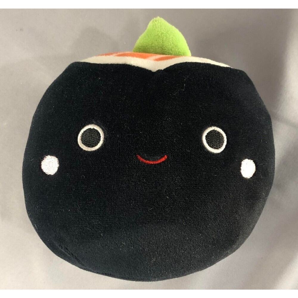 Sushi Squishmallow 5” Shozo‎ Black Sushi Roll Food Squad Plush Kelly Toy 2022